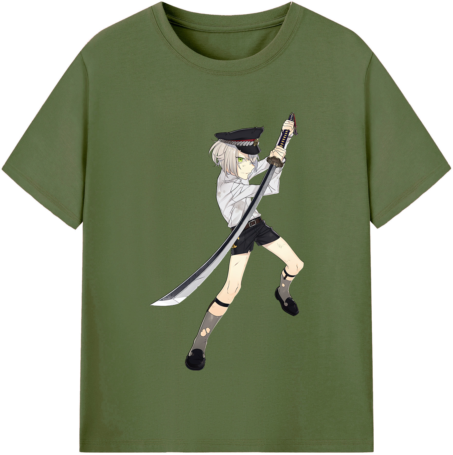 （画像用） 刀剣乱舞 Touken Ranbu 綿100％半袖Tシャツ（フロントプリント）